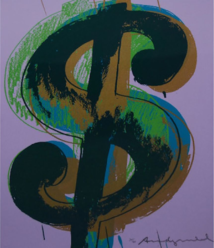 Сериграфия Warhol - $ Dollar Sign, FS II.277