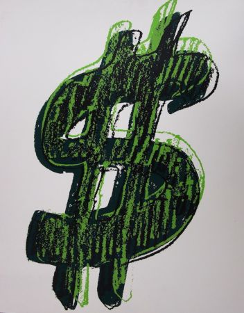 Сериграфия Warhol - Dollar Sign, Green (FS II.278)