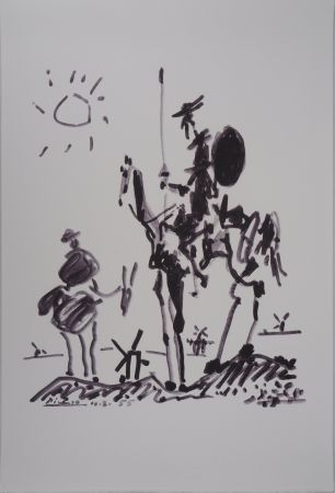 Литография Picasso - Don Quichotte