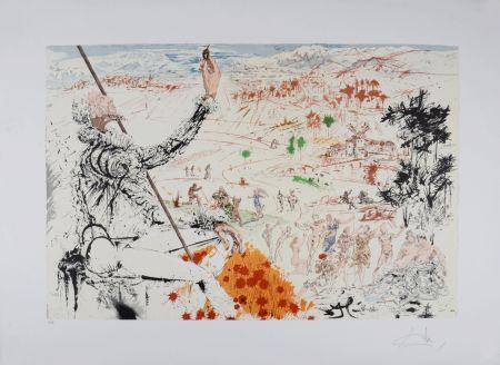 Гравюра Dali - Don Quichotte : L'Age d'Or, 1957 - Hand-signed