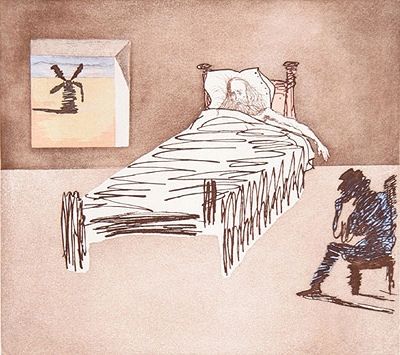 Гравюра Dali - Don Quijote - le legacy