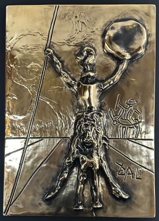 Многоэкземплярное Произведение Dali - Don Quixote Gold Bas Relief