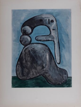 Литография Picasso (After) - Donna Nuda