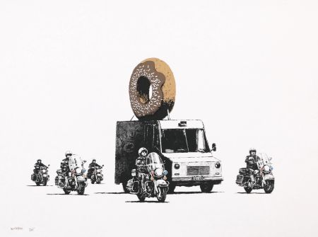 Сериграфия Banksy - Donuts (Chocolate)