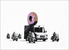 Сериграфия Banksy - Donuts (Strawberry) 