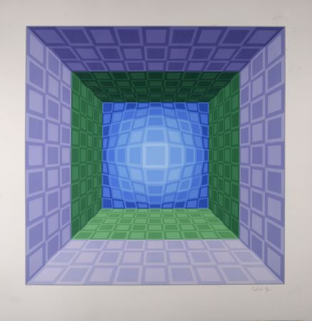 Сериграфия Vasarely - Dorlac, 1989 - Hand-signed