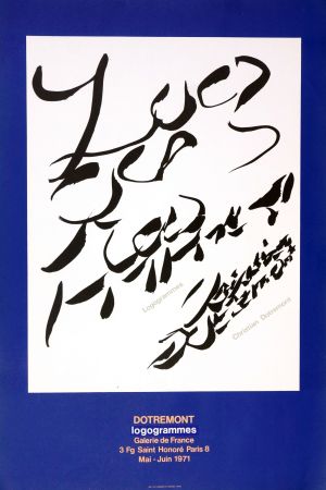 Литография Dotremont - Dotremont, logogrammes, 1971