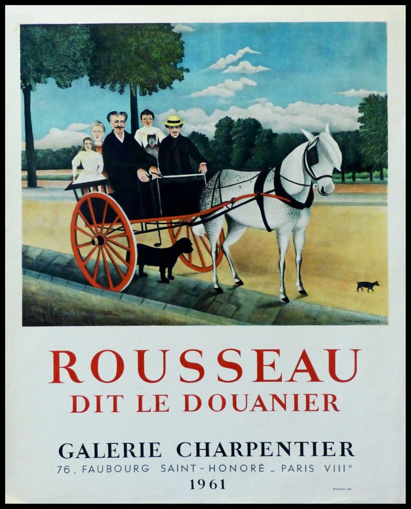 Афиша Rousseau - DOUANIER ROUSSEAU GALERIE CHARPENTIER ROUSSEAU DIT LE DOUANIER 