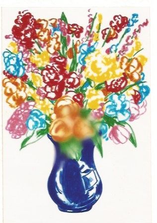 Литография Koons - DOW-Flowers