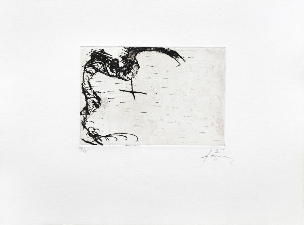 Гравюра Tàpies - Dragon 