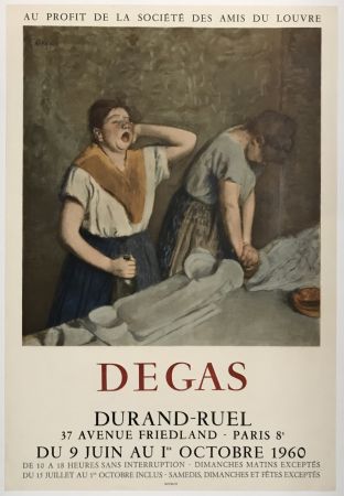 Литография Degas - Durand-Ruel