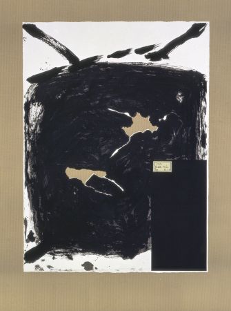 Литография Tàpies - Déchirure 