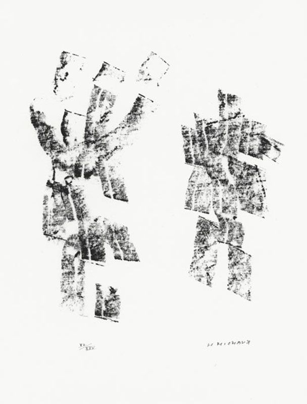 Иллюстрированная Книга Michaux - Décisive pliure du ciel