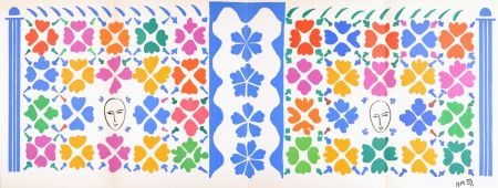 Литография Matisse (After) - Décoration-Masques, 1958