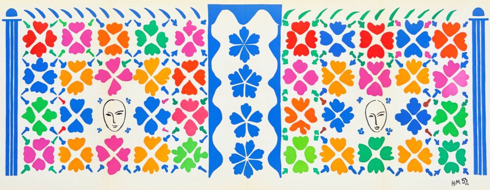 Литография Matisse - Décoration - Masques