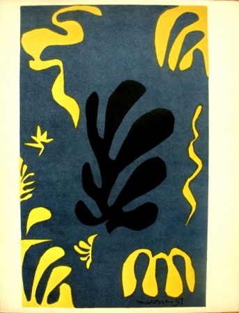 Литография Matisse - Découpages pour le XX e  Siecle