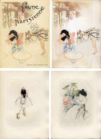 Иллюстрированная Книга Legrand - E. Ramiro : FAUNE PARISIENNE. La suite des gravures signées par Louis Legrand (1901)