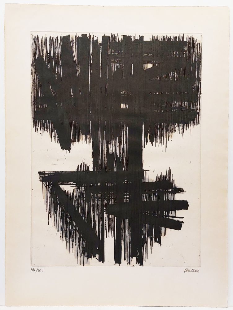 Офорт Soulages - Eau-forte VI 