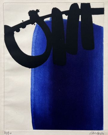 Офорт И Аквитанта Soulages - Eau-forte XXI 