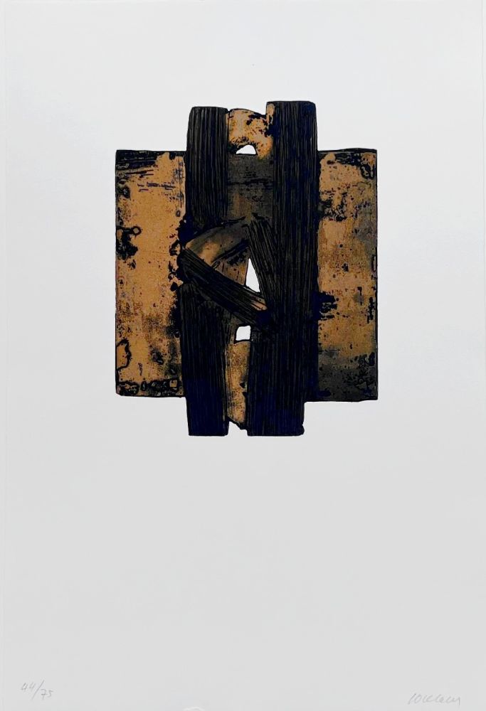 Офорт Soulages - Eau-forte XXVIII 