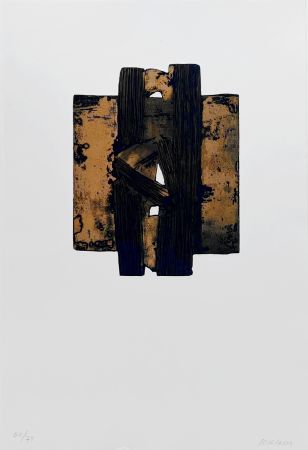 Офорт Soulages - Eau-forte XXVIII 