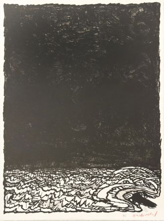 Литография Alechinsky - Eau dormante