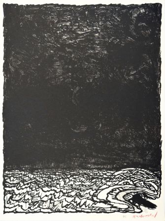 Литография Alechinsky - Eau dormante