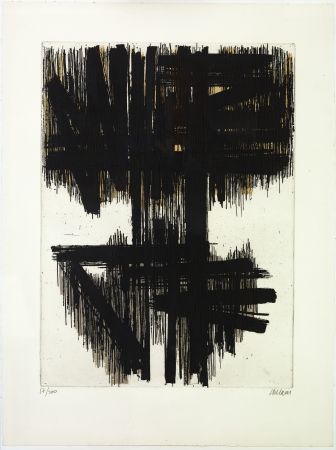 Офорт Soulages - Eau Forte VI
