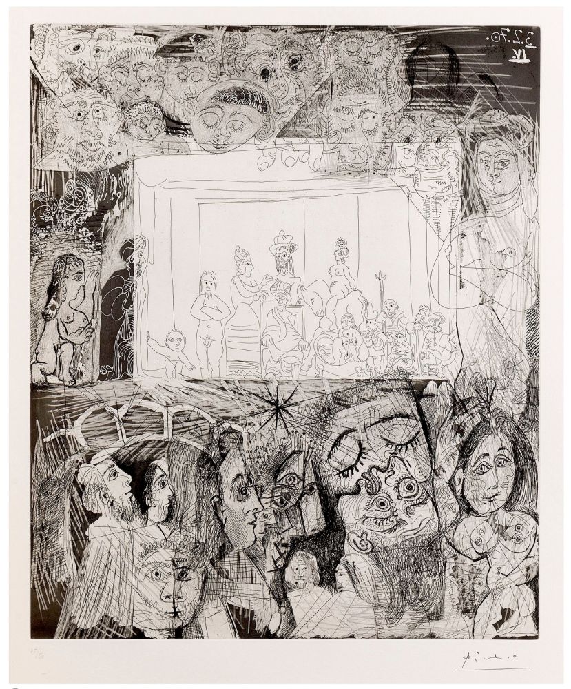 Гравюра Picasso -  Ecce Homo, d'Après 