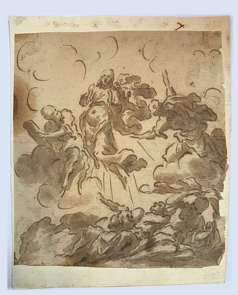 Нет Никаких Технических Anonyme - Ecole italienne, XVIIIe, cercle de Giovanni  PIAZZETTA (1682-1754) .  L'Ascension
