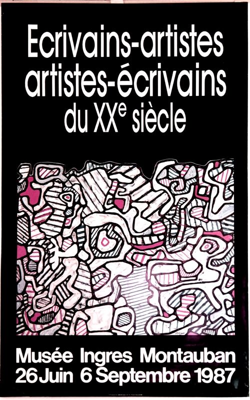 Гашение Dubuffet - Ecrivains Artistes  du xxe  Siecle
