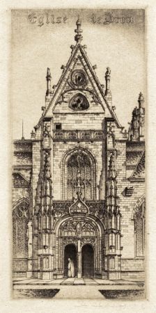Гравюра Arms - Eglise de Notre Dame, Bourg-En-Bresses