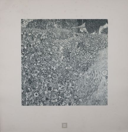 Литография Klimt (After) - Eine Nachlese Folio, Italienische Landschaft, 1931