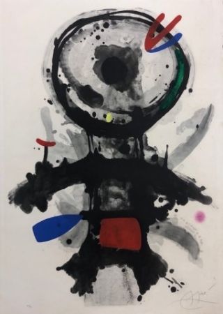 Офорт Miró - El angel acribillado