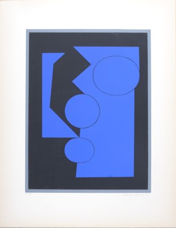 Сериграфия Vasarely - El Cielo