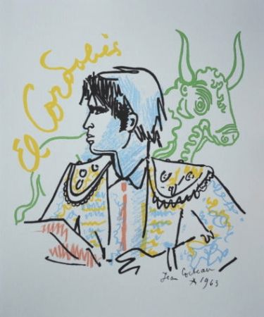 Литография Cocteau - El Cordobès