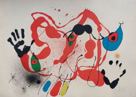 Литография Miró - El Marxant de Galls 
