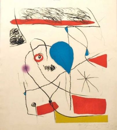Офорт И Аквитанта Miró - El Pi De Formentor