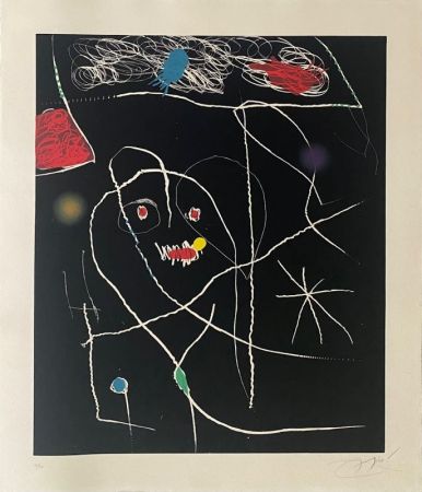 Офорт И Аквитанта Miró - El Pi De Formentor 