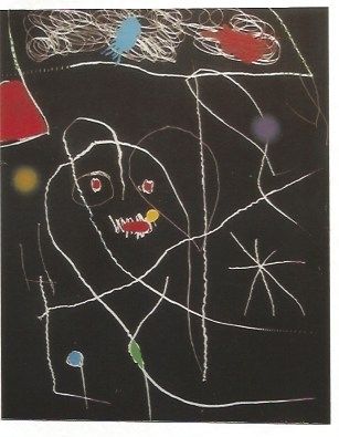 Гравюра Miró - El Pi (Elpe) de Formentor