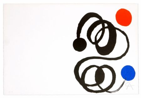 Литография Calder - Enfoncez le mot...
