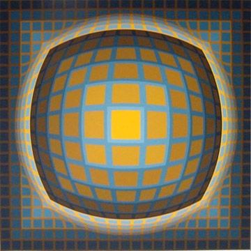 Сериграфия Vasarely - Enigma 3