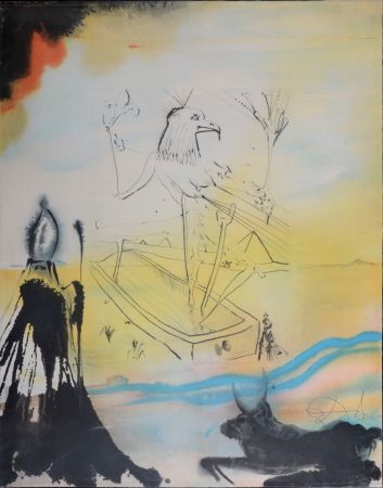 Многоэкземплярное Произведение Dali - Enlisement d'Horus, 1974 - Hand-signed & numbered - One of Salvador Dali's most impressive series!
