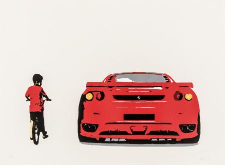 Сериграфия Plastic - Envy (Ferrari)