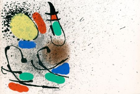 Литография Miró - Errantes graminées