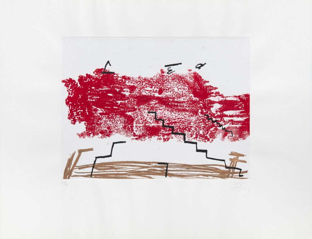 Гравюра Tàpies - Escalier 