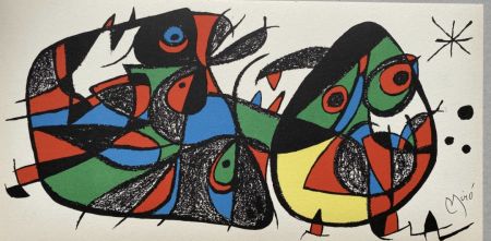 Литография Miró - Escultor Italie