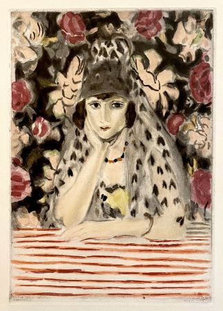 Акватинта Matisse - Espagnole a la Mantille