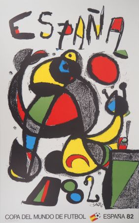 Литография Miró - Espana, personnage surréaliste