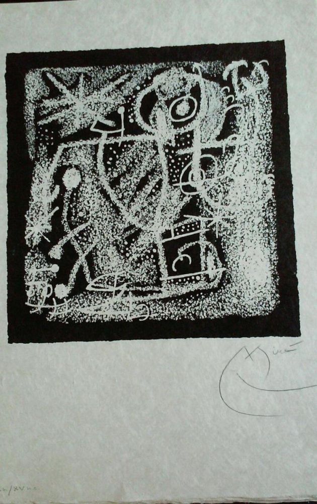 Литография Miró - Essences de la terre